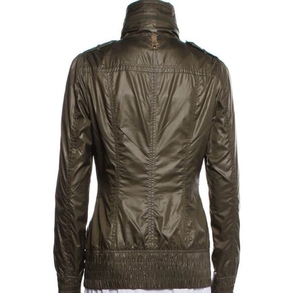 MACKAGE CAMO GREEN PACKABLE BOMBER RAIN JACKET SIZE XS - Picture 8 of 14